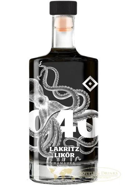 040 Lakritzlikör Likör des HSV süßer Geschmack mit salziger Note 0,5 Liter