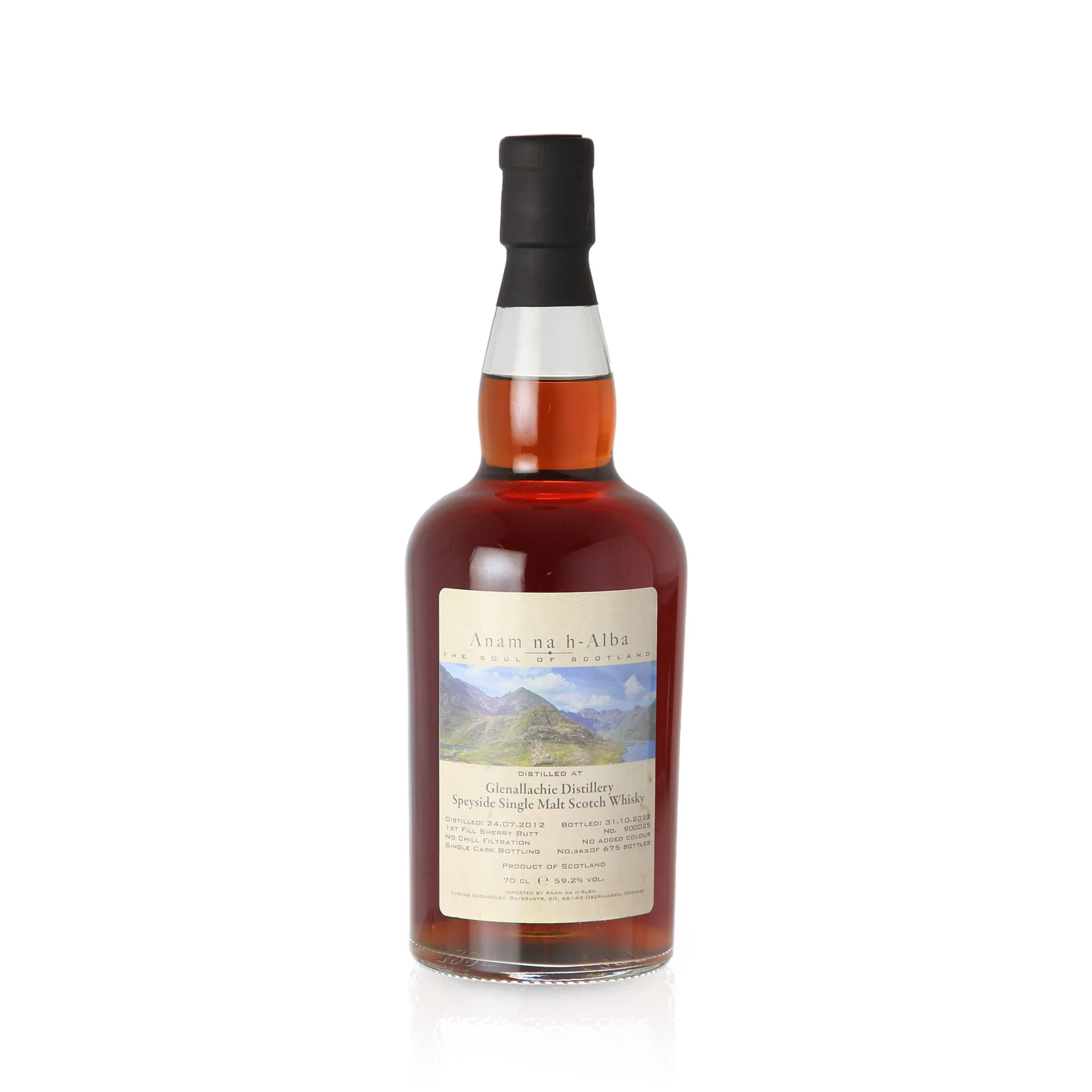 Glenallache 1st Fill Oloroso Cask, 10 Jahre - Speyside Single Malt Scotch Whisky