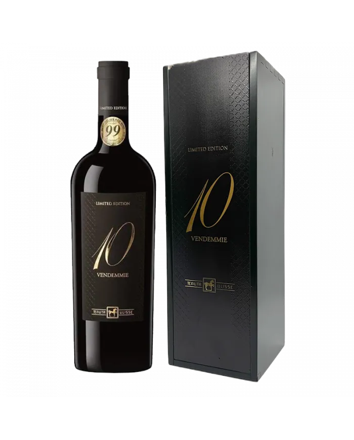 10 VENDEMMIE ROSSO Limited Edition con scatola legno - Tenuta Ulisse