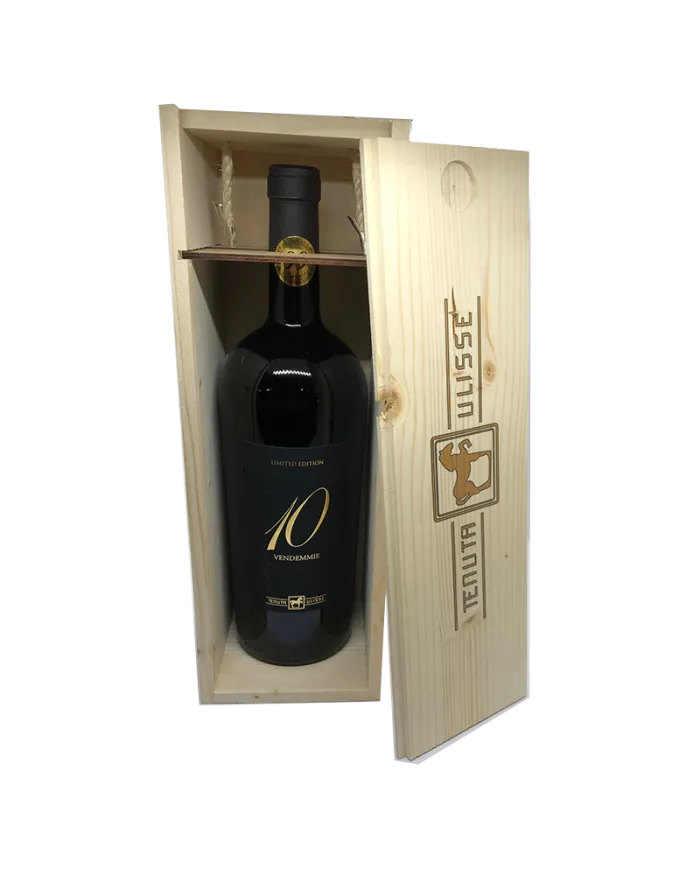 10 VENDEMMIE ROSSO Limited Edition Magnum in cassetta legno - Tenuta Ulisse