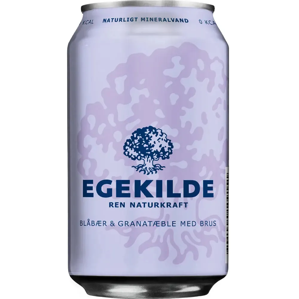 Egekilde Blåbær og Granatæble TRAY 24x 0,33L DS zzgl. DPG Pfand