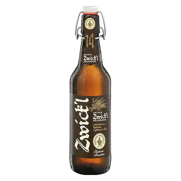 Aktien Zwick'l Kellerbier Bügelverschluss 20x0,50L