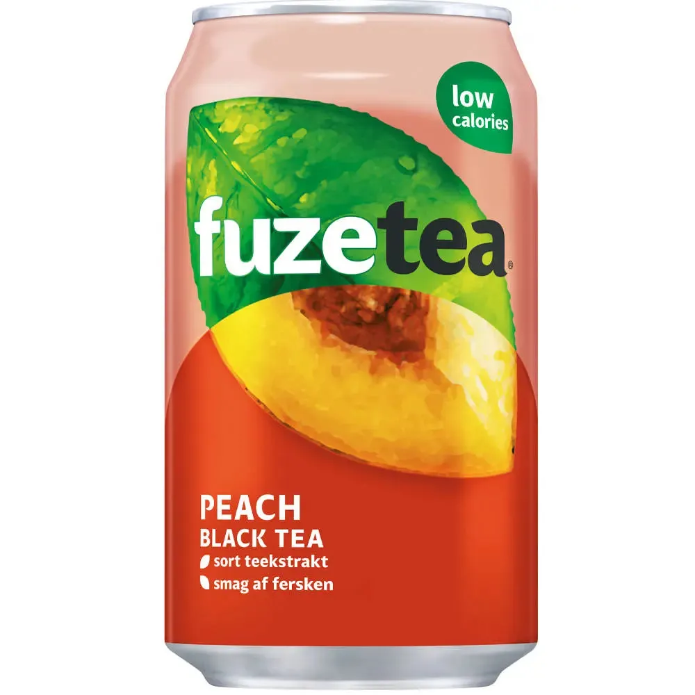 Fuze Tea Black Peach TRAY 24x 0,33L DS zzgl. DPG Pfand