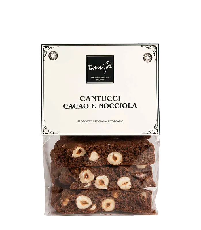 Cantucci mit Schokolade und Haselnüssen