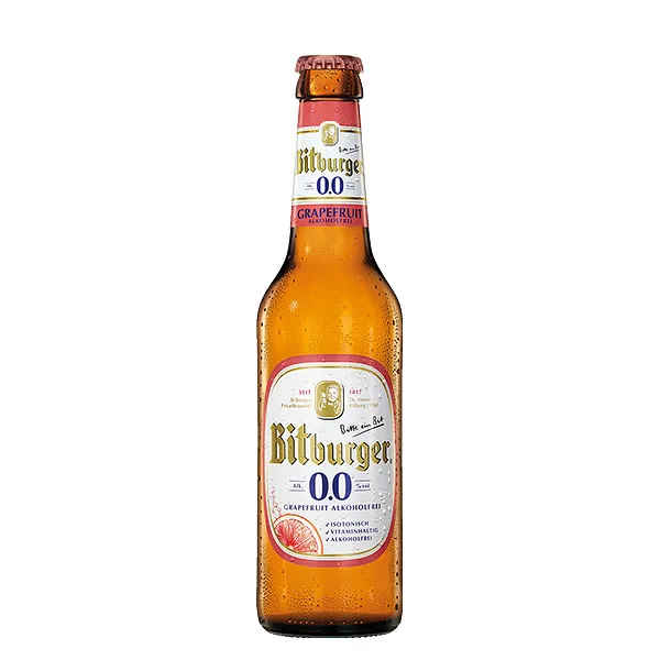 Bitburger 0,0% Grapefruit Alkoholfrei 24x0,33L
