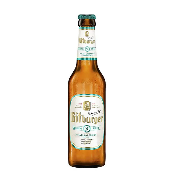 Bitburger Helles Lagerbier Glutenfrei 24x0,33L