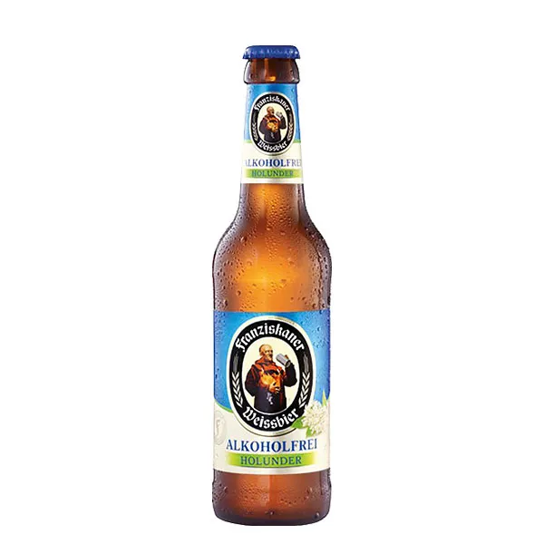 Franziskaner Weissbier Holunder Alkoholfrei 24x0,33L