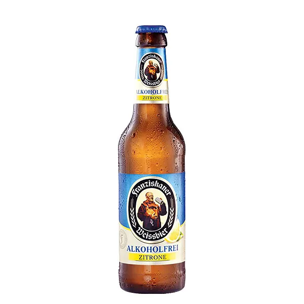 Franziskaner Weissbier Zitrone Alkoholfrei 24x0,33L