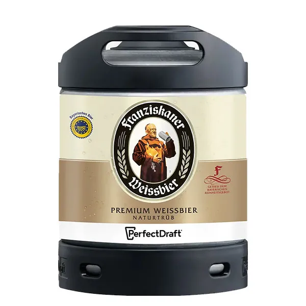 Franziskaner Premium Weissbier PerfectDraft Fass 6,0L