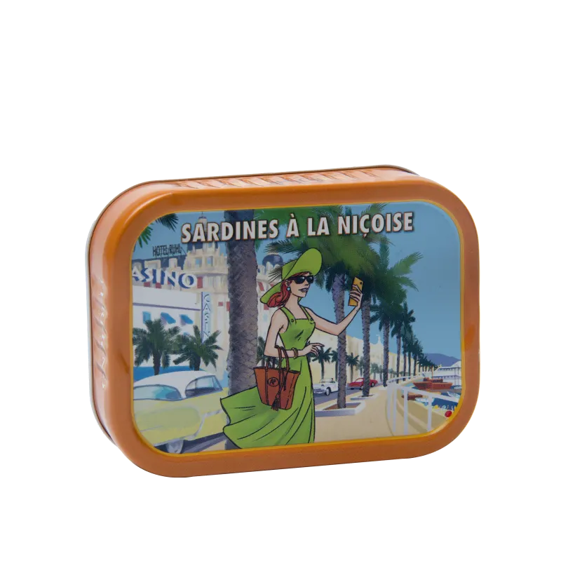 Sardinen "à la Niçoise" mit Extra-Nativem Olivenöl, Zwiebeln, Paprika und Chili