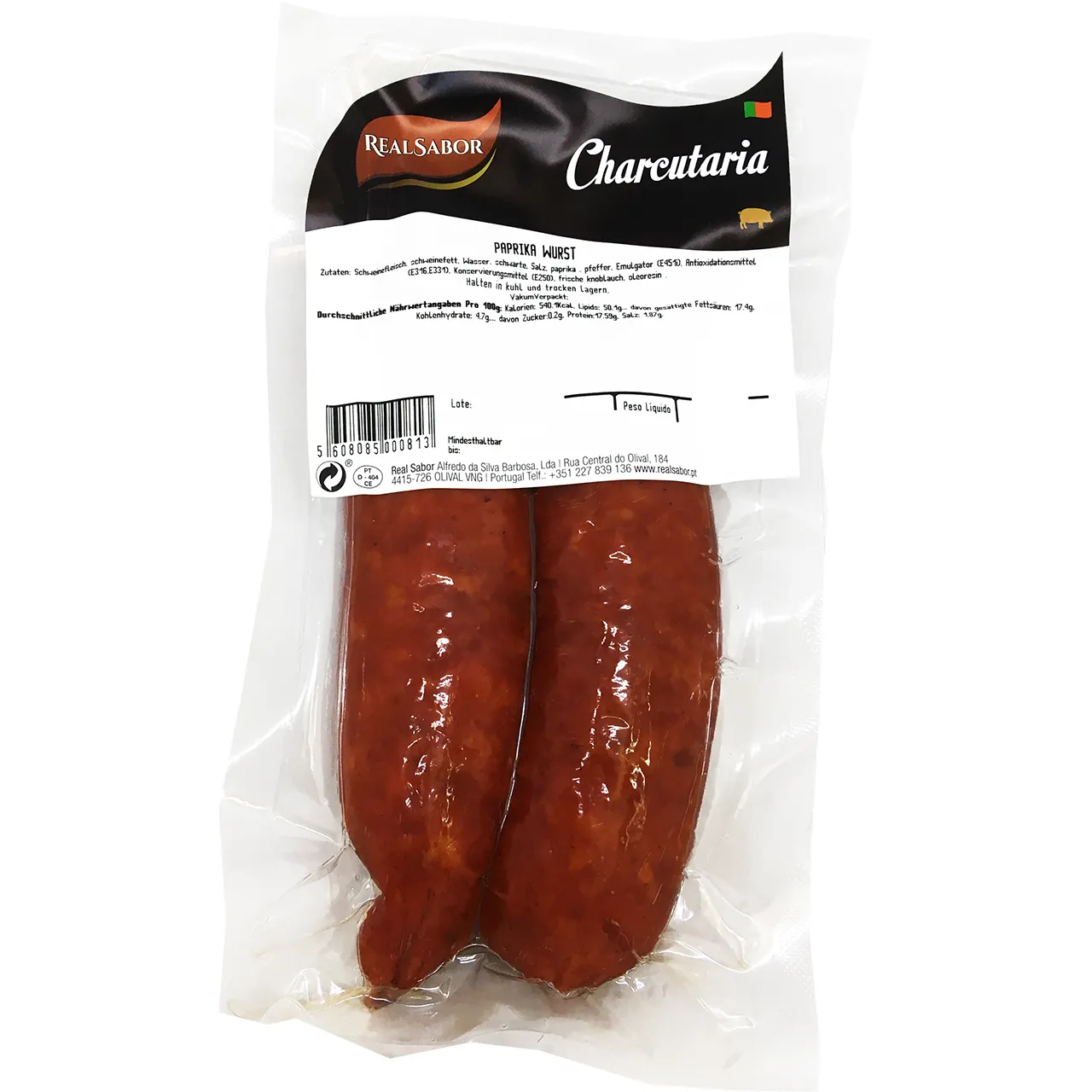 Chouriça Colorau - Paprikawurst - Real Sabor - Portugal