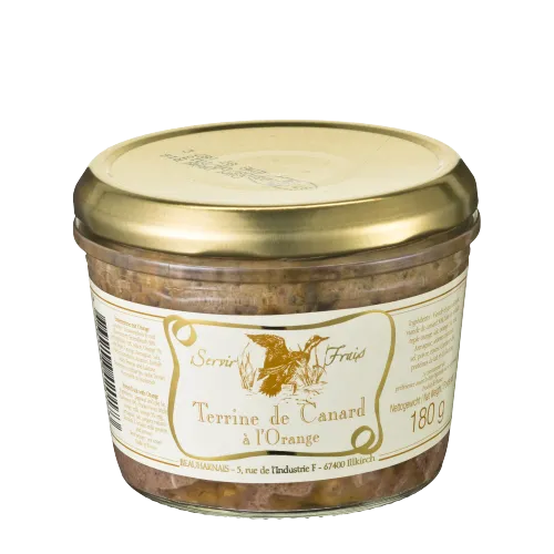 Ententerrine mit Orangen