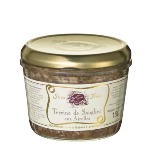 Wildschweinterrine mit Preiselbeeren