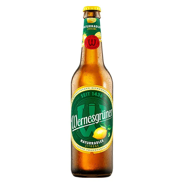 Wernesgrüner Naturradler Zitrone 20x0,50L