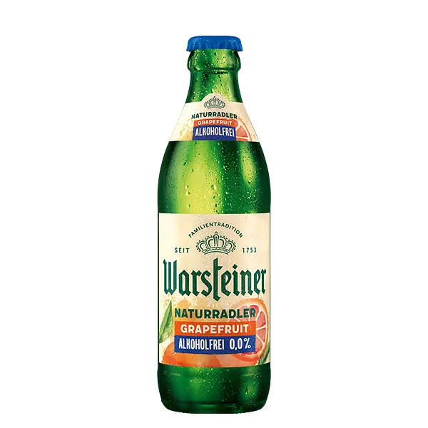 Warsteiner NaturRadler Grapefruit Alkoholfrei 24x0,33L
