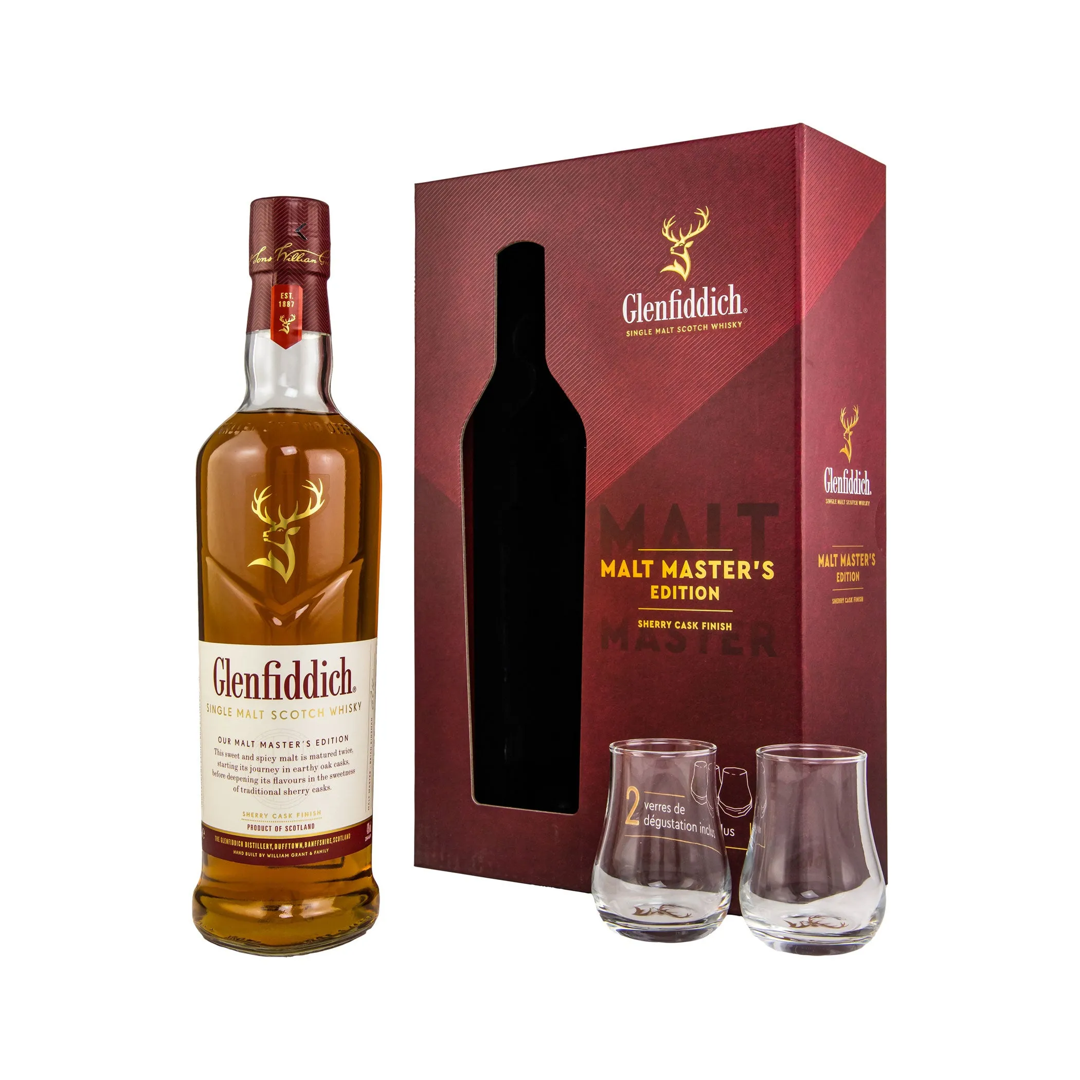 Glenfiddich Malt Master´s Edition + 2 Gläser - neue Ausstattung