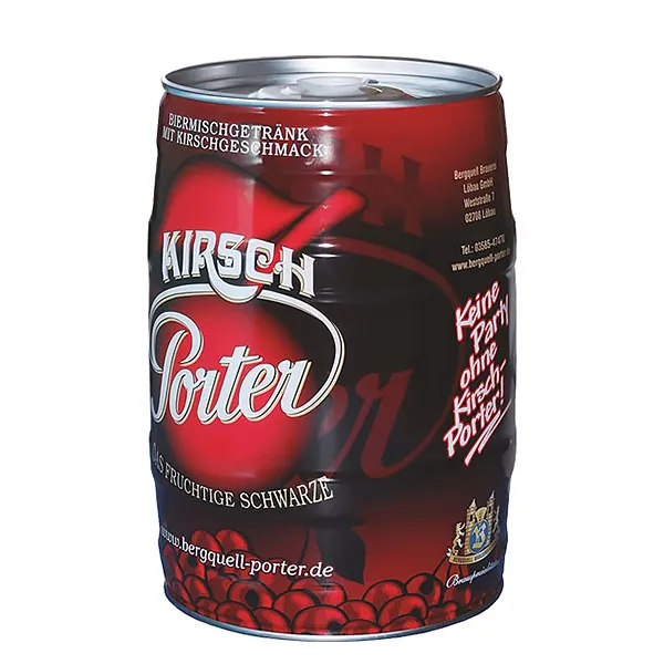 Bergquell Lausitzer Kirsch Porter Party-Fass 5,0L