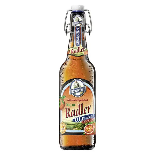 Mönchshof Natur Radler Blutorange Alkoholfrei Bügelverschluss 20x0,50L