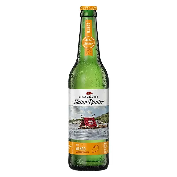 Störtebeker Strandräuber Natur Radler Mango & Atlantik-Ale BIO 20x0,50L