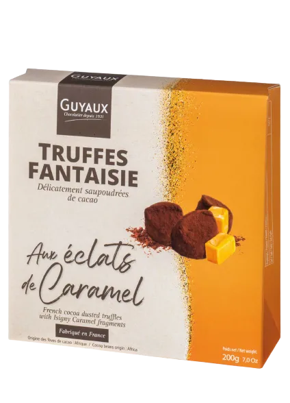 Schokoladentrüffel mit Karamell 200g