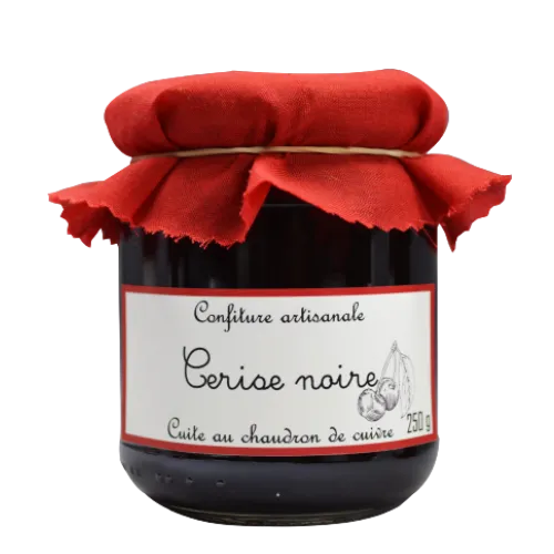 schwarze Kirsch-Konfitüre