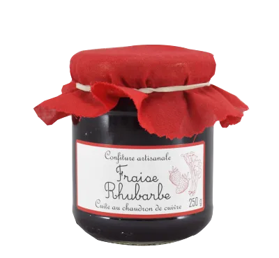 Erdbeer-Rhabarber Konfitüre