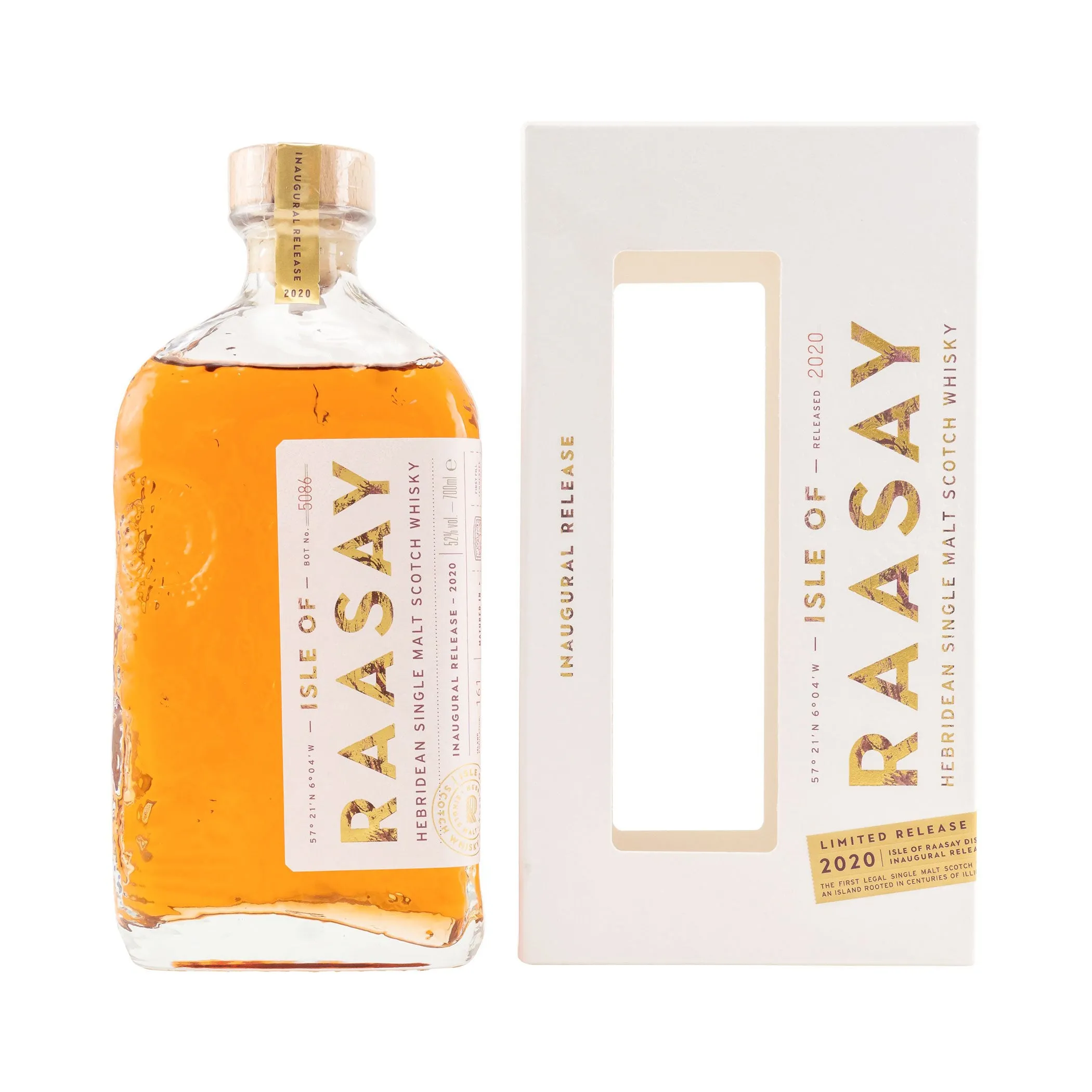 Isle of Raasay Single Malt Whisky - Inaugural Release 2020