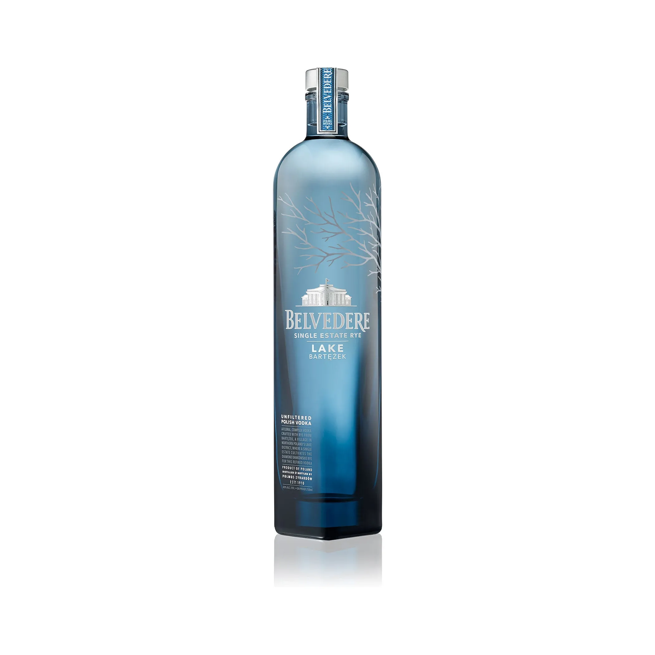 Belvedere Single Estate Rye Wodka Lake Bartężek Premium Vodka 0,7L 40% Vol.