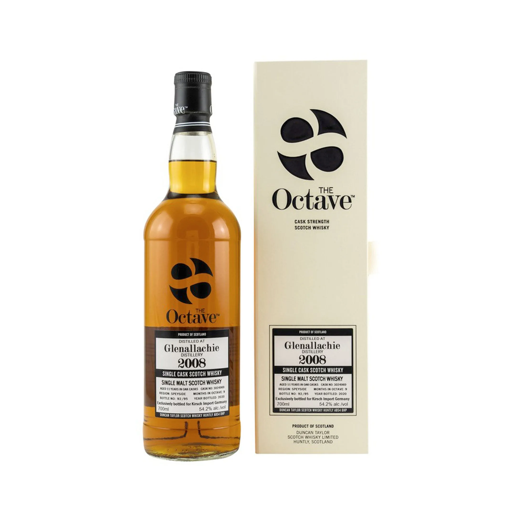 Glenallachie 2008/2020 The Octave Single Malt Scotch Whisky Cask #3024969 (Duncan Taylor)