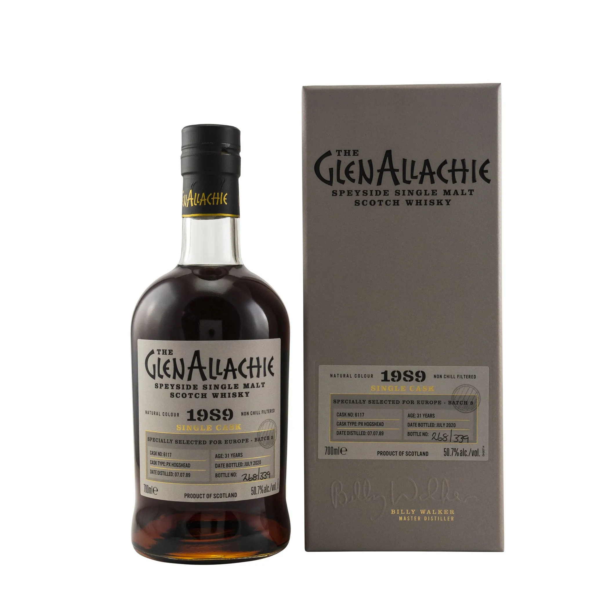 GlenAllachie Pedro Ximénez Hogshead 1989/2020 - 31 Jahre #6117