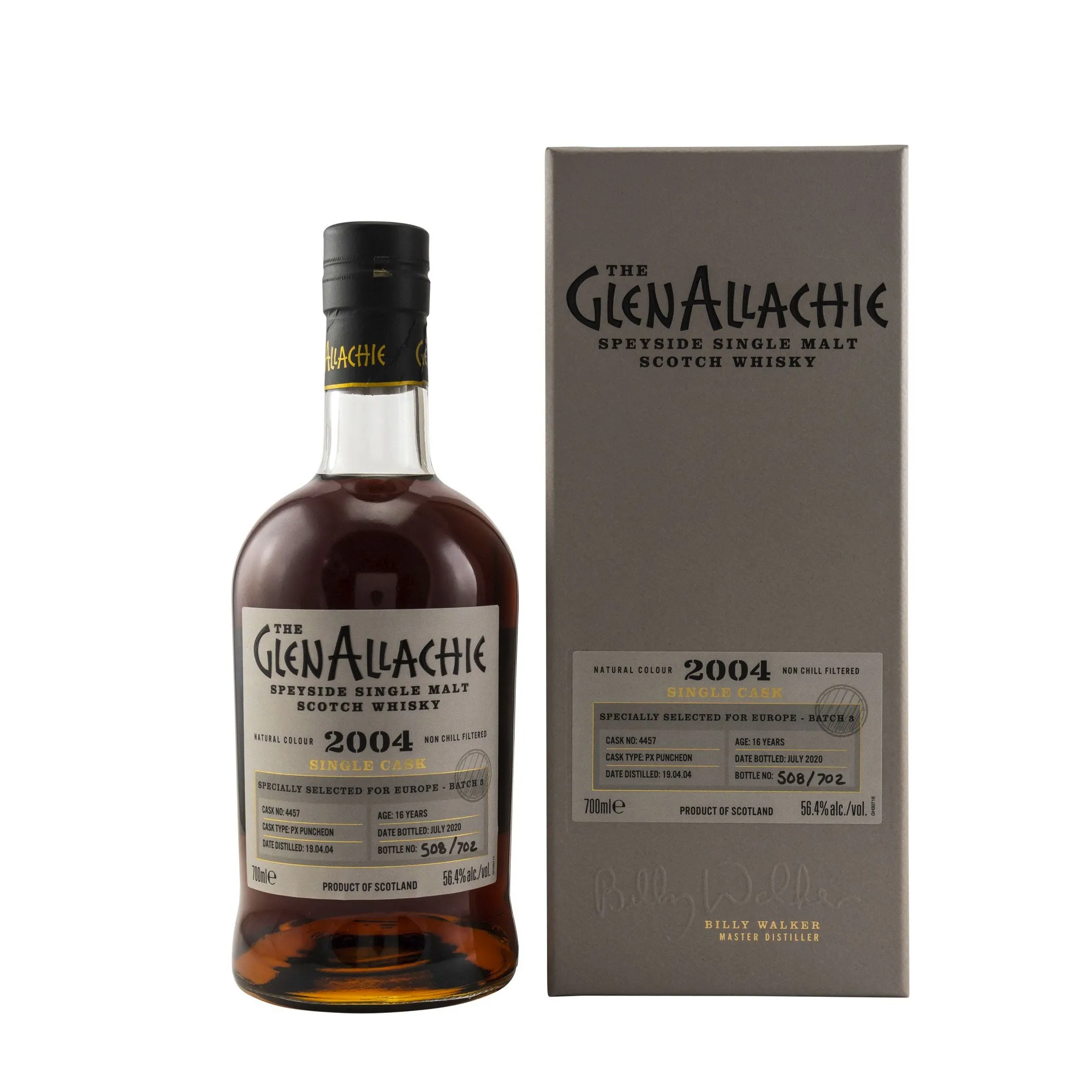 GlenAllachie Pedro Ximénez Puncheon 2004/2020 - 16 Jahre #4457