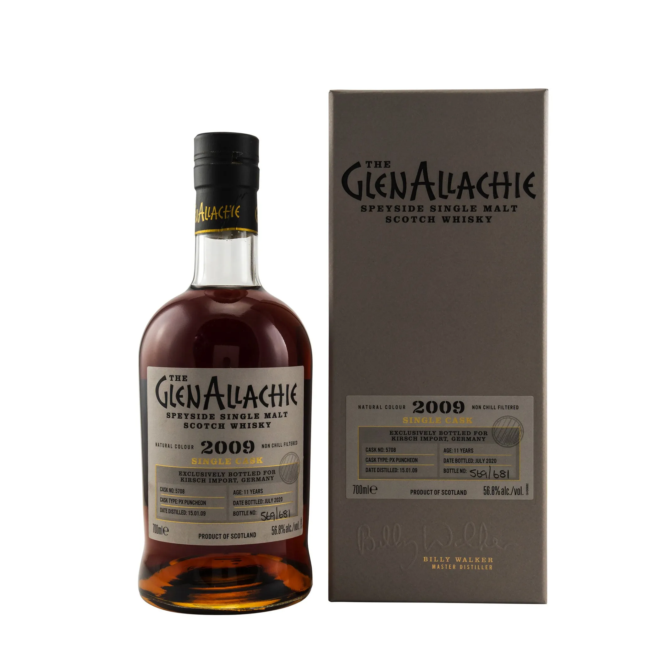 GlenAllachie Pedro Ximénez Puncheon 2009/2020 - 11 Jahre #5708
