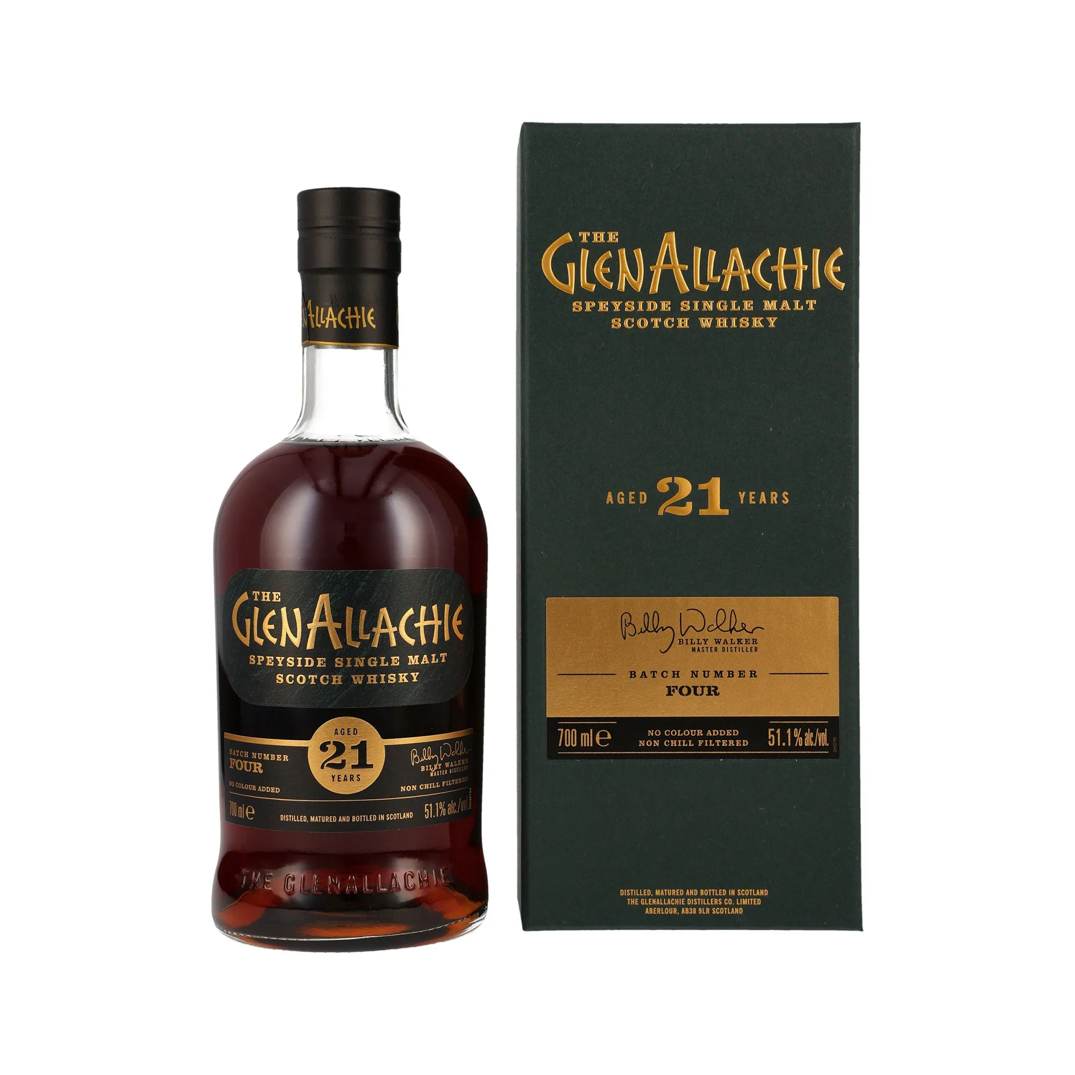 GlenAllachie 21 Jahre - Batch 4 - Speyside Single Malt Scotch Whisky