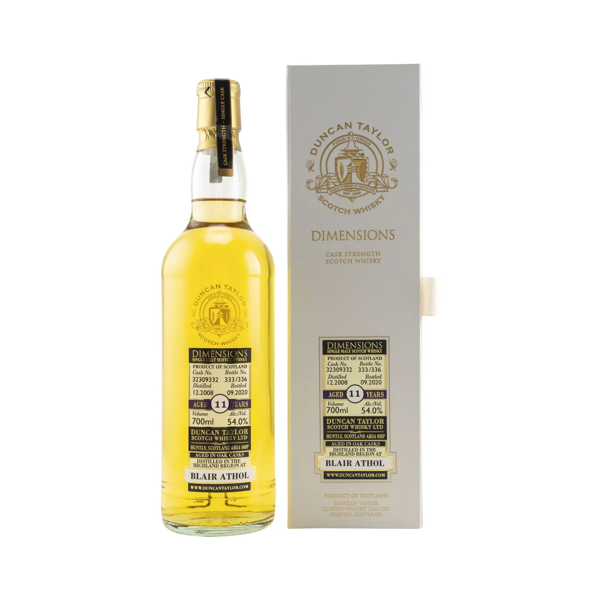 Blair Athol 2008/2020 - 11 Jahre. #32309332 - Dimensions (Duncan Taylor)