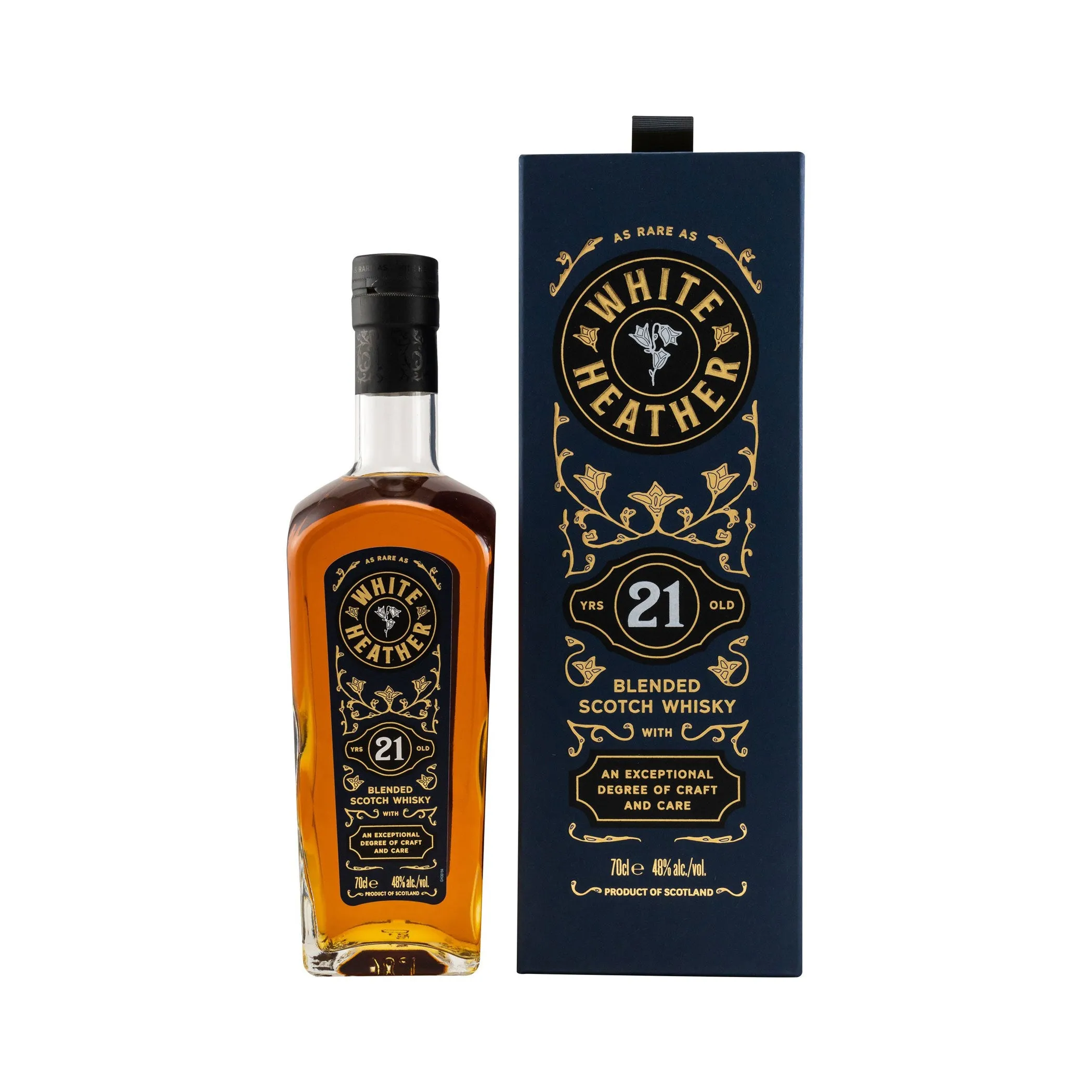 White Heather 21 Jahre Blended Scotch Whisky by Billy Walker