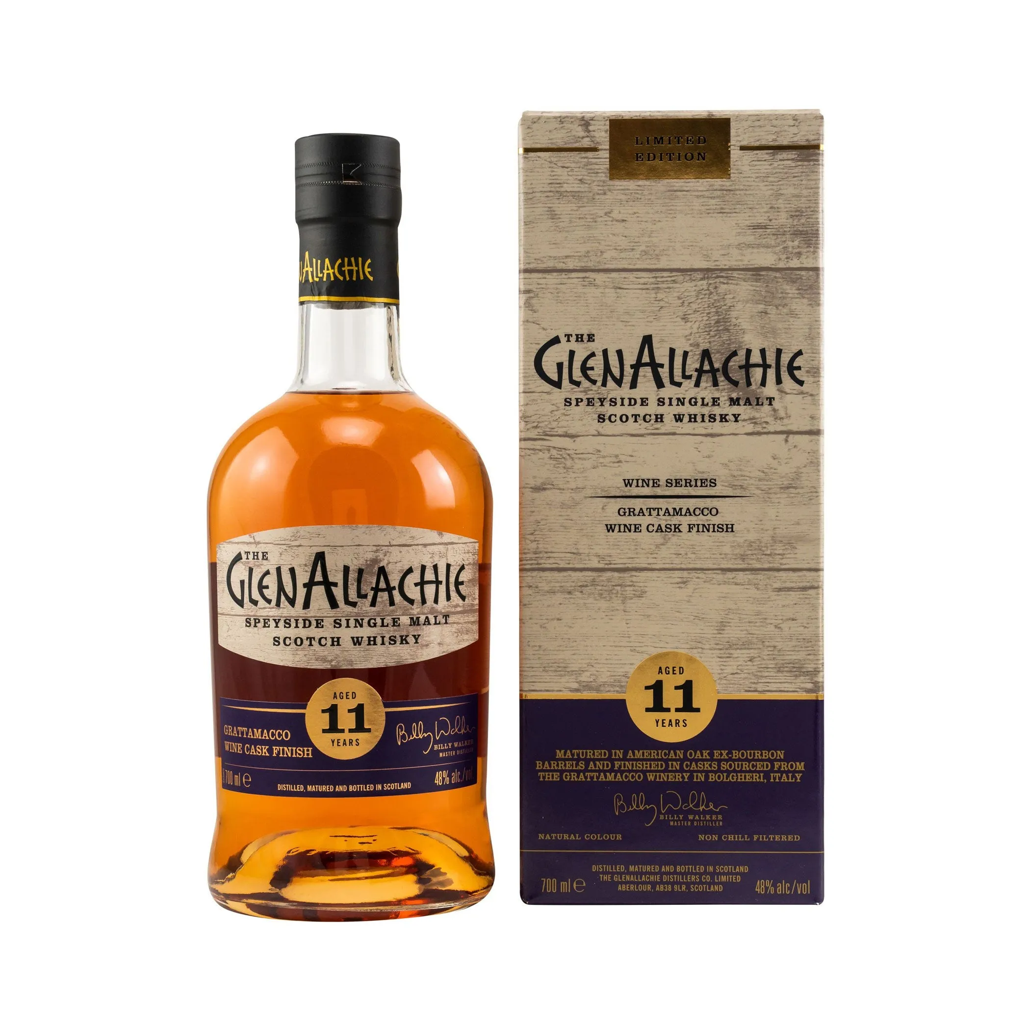 GlenAllachie 11 Jahre. Gratamacco Wine Finish