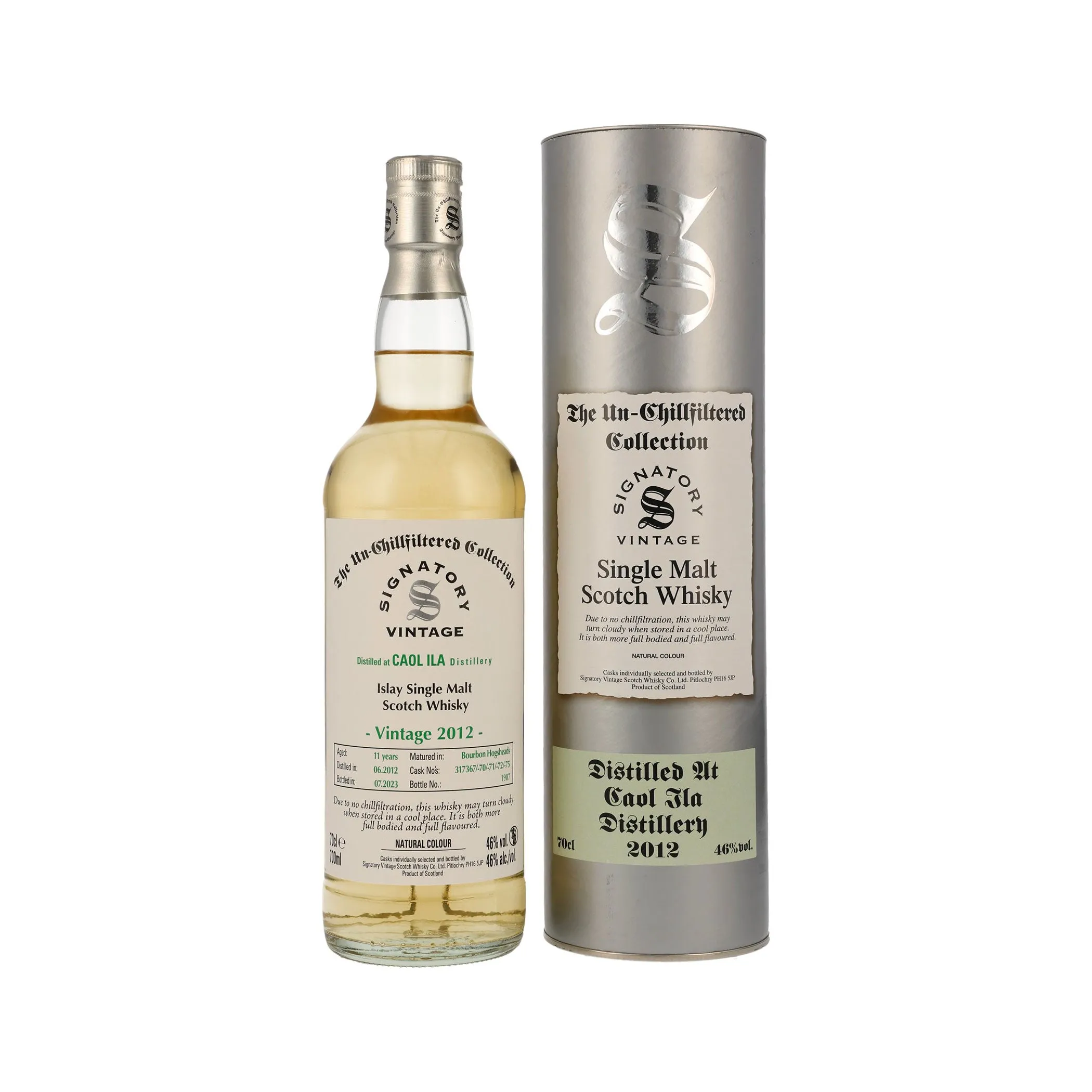 Caol Ila 2012/2023 Signatory Vintage Single Malt Scotch Whisky
