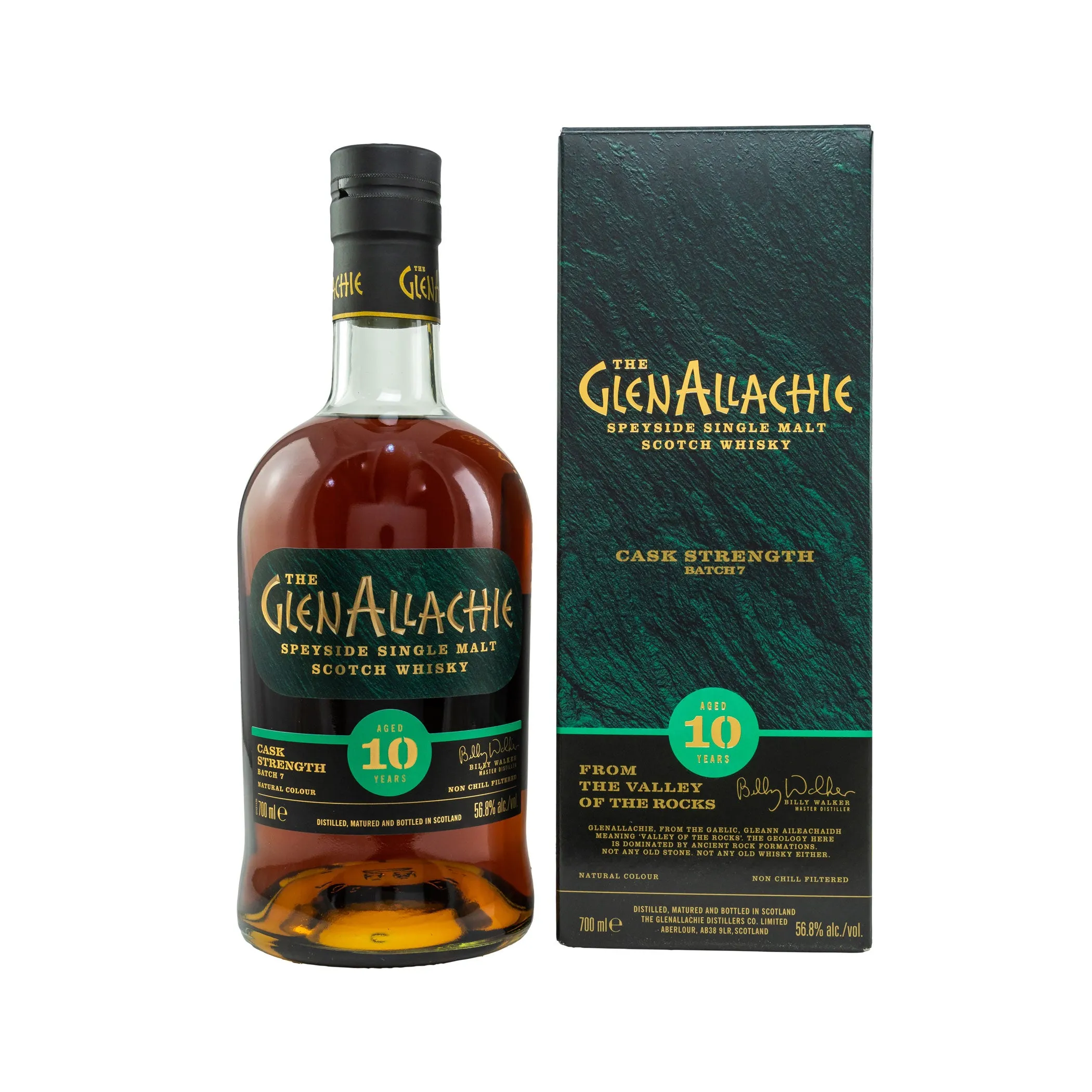 GlenAllachie 10 Jahre Cask Strength Batch 7, Speyside Single Malt Scotch Whisky
