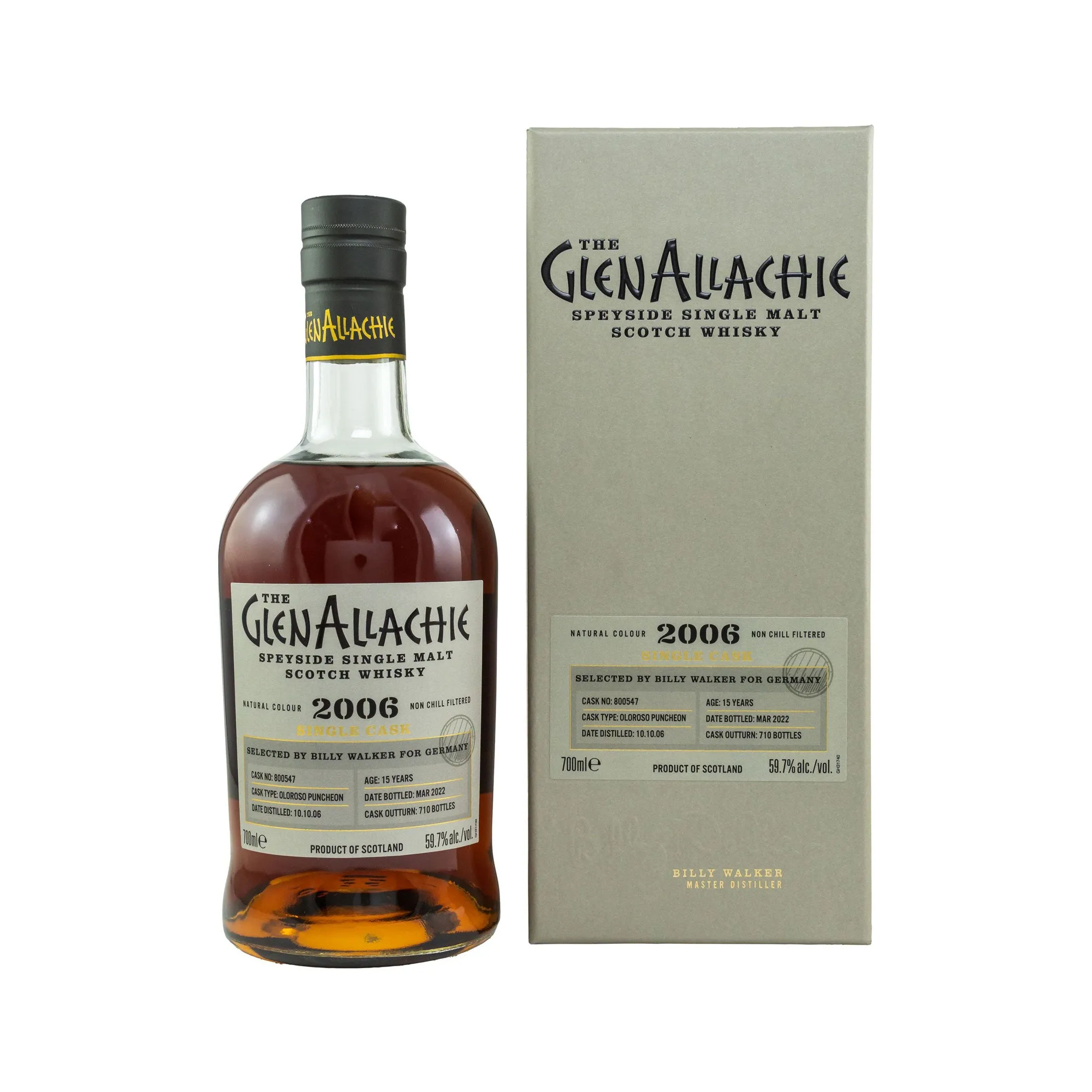GlenAllachie 2006/2022 - 15 Jahre - Oloroso Puncheon - #800547