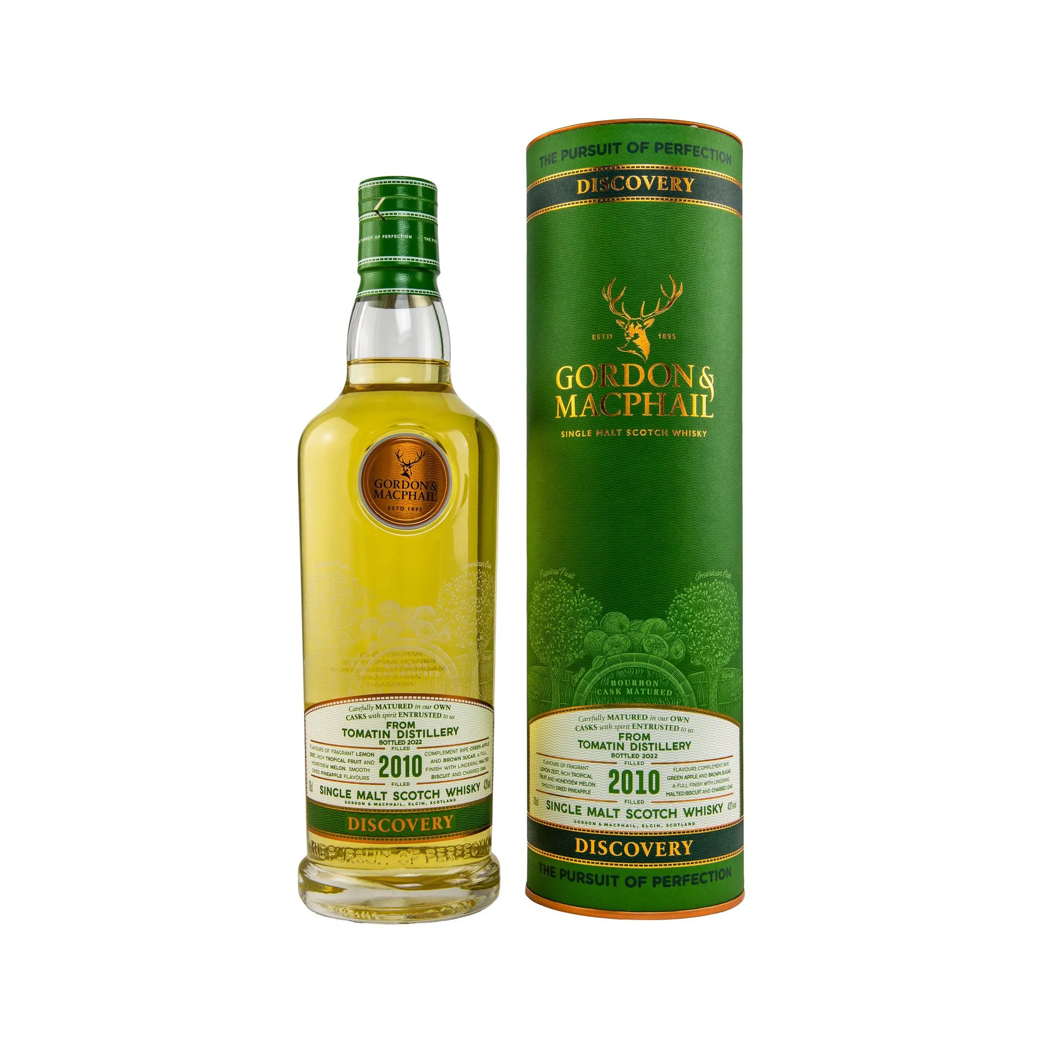 Tomatin 2010/2022 - Gordon & MacPhail Highlands Single Malt Scotch Whisky - Discovery - Bourbon Cask Matured