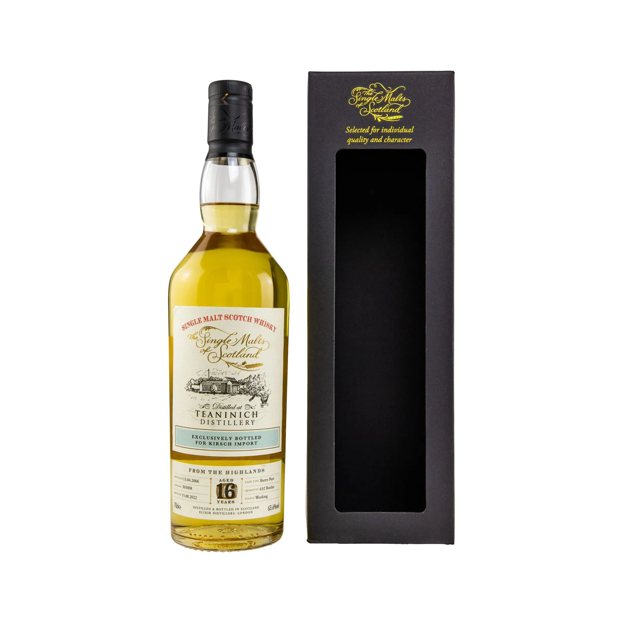 Teaninich 2006/2022 The Single Malts of Scotland Highland Single Malt Scotch Whisky - Exclusively bottled for Kirsch Import
