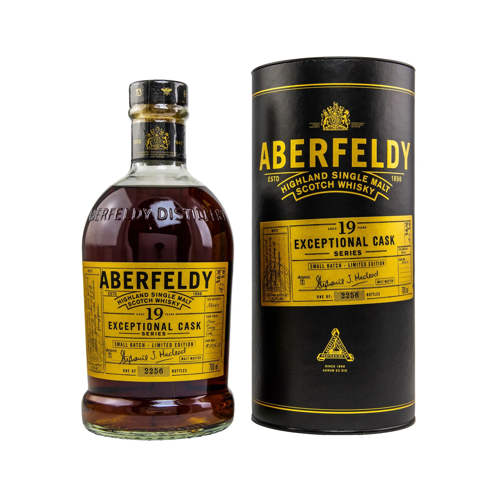 Aberfeldy 19 Jahre - Oloroso Sherry Cask Limited Edition #3076-78