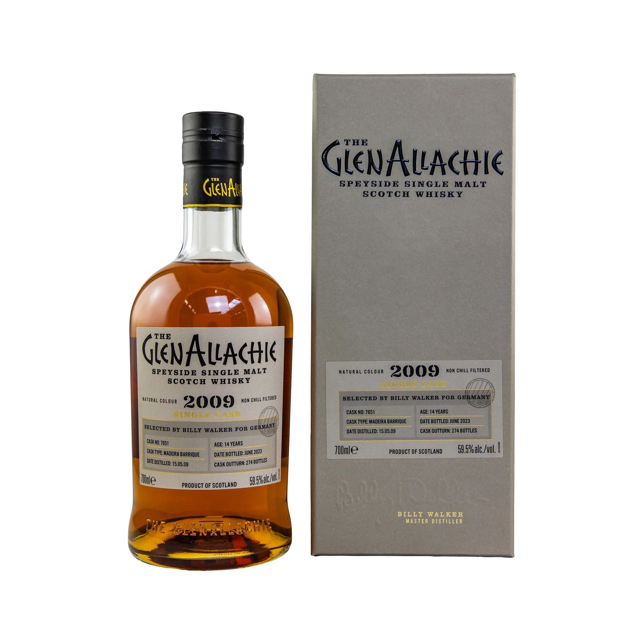 The GlenAllachie 2009/2023 – 14 Jahre - Madeira Barrique - Speyside Single Malt Scotch Whisky