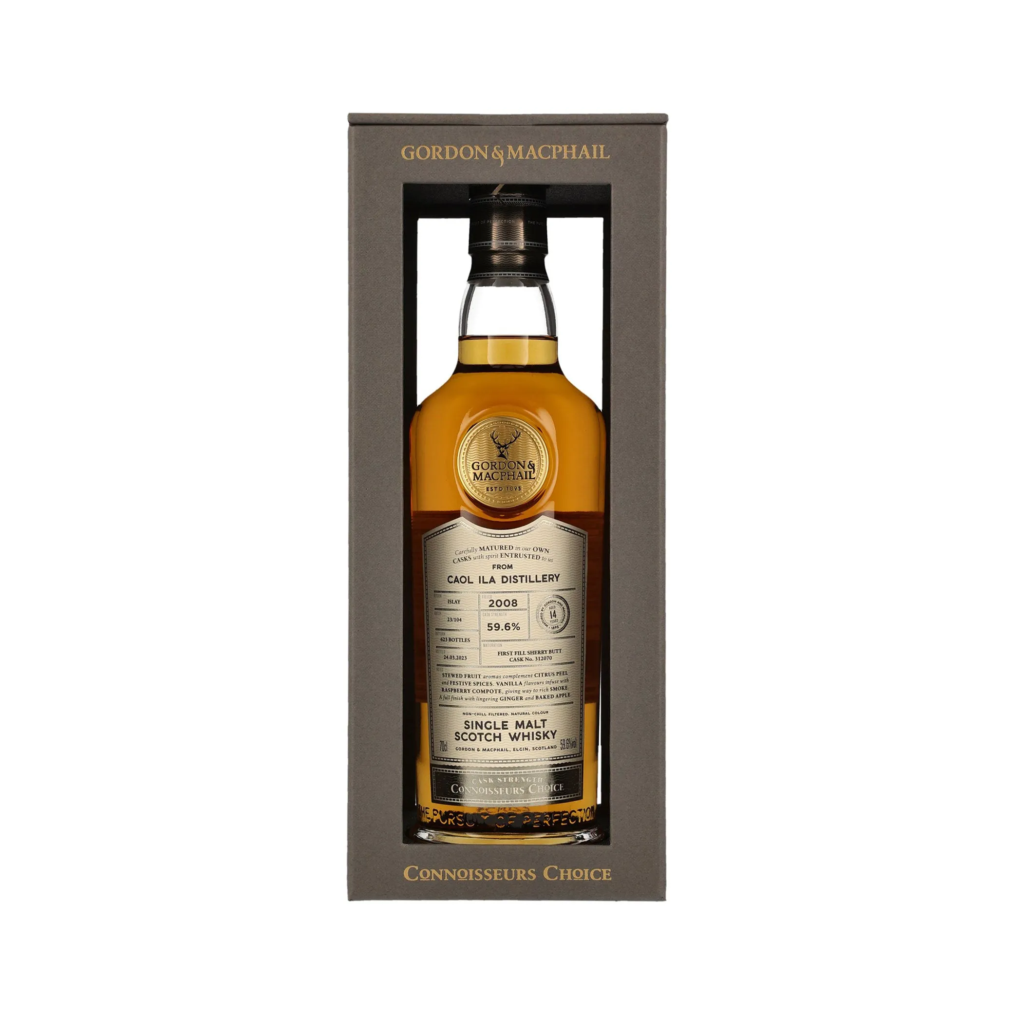 Caol Ila 2008/2023 Gordon MacPhail Islay Single Malt Scotch Whisky - Connoisseurs Choice – Cask Strength