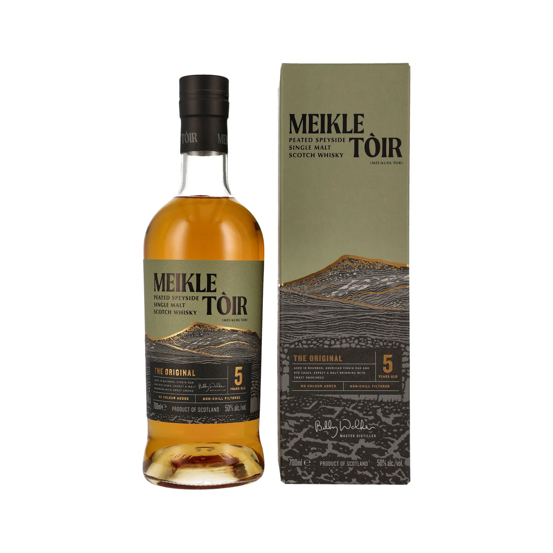 Meikle Toir - The Original - Heavily Peated GlenAllachie - Speyside Single Malt Scotch Whisky