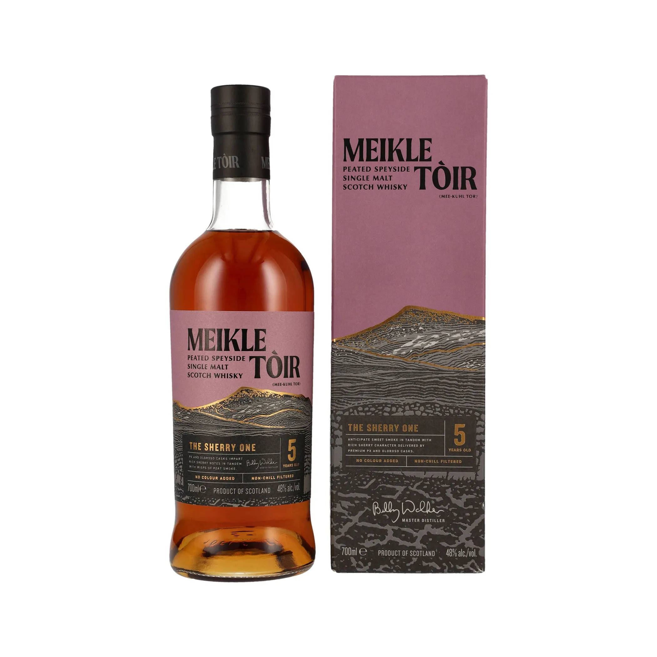 Meikle Toir - The Sherry One - Heavily Peated GlenAllachie - Speyside Single Malt Scotch Whisky