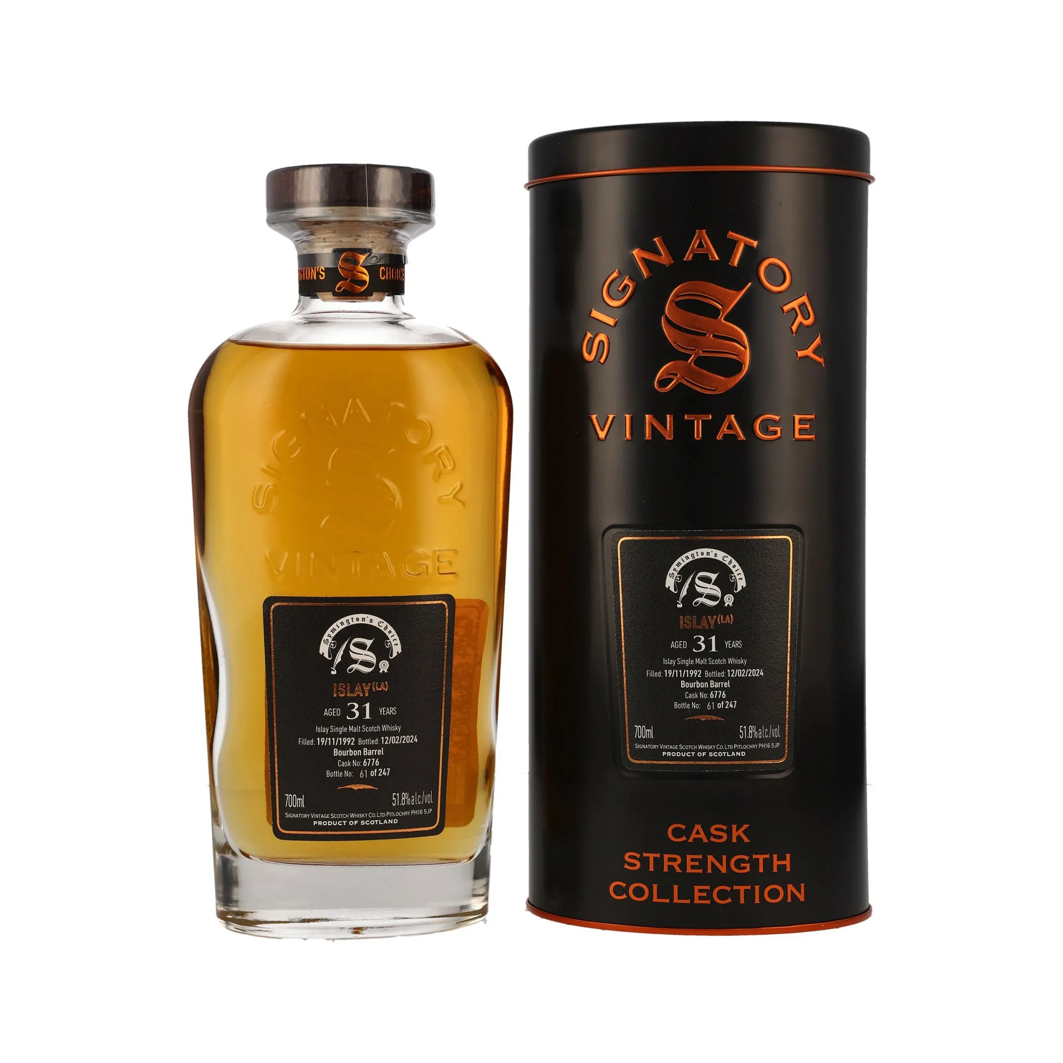 Unnamed Islay 1992/2024 #6776 - Signatory Vintage Islay Single Malt Scotch Whisky - Symington’s Choice