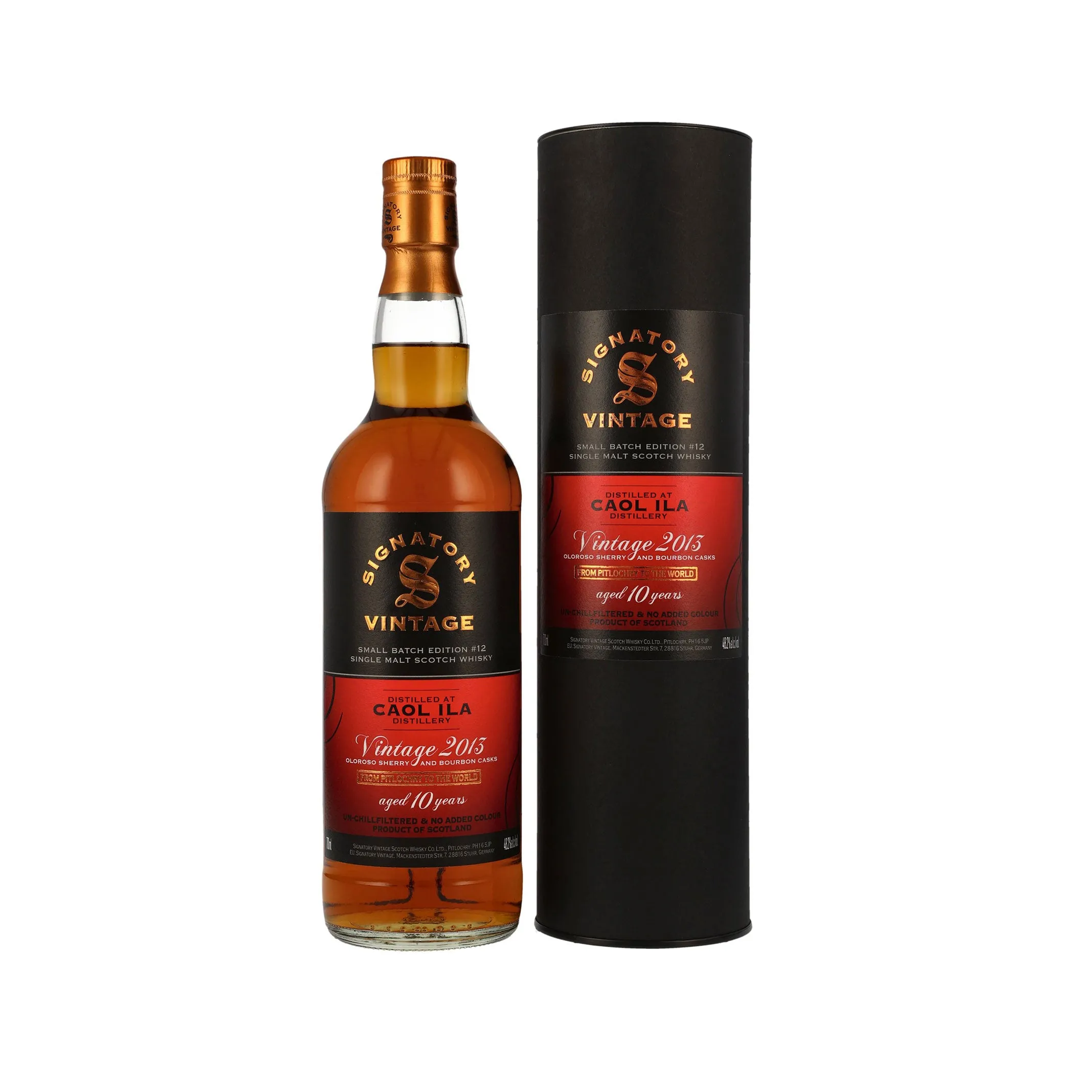 Caol Ila 2013/2023 – Peated - Signatory Vintage Islay Single Malt Scotch Whisky Small Batch #12