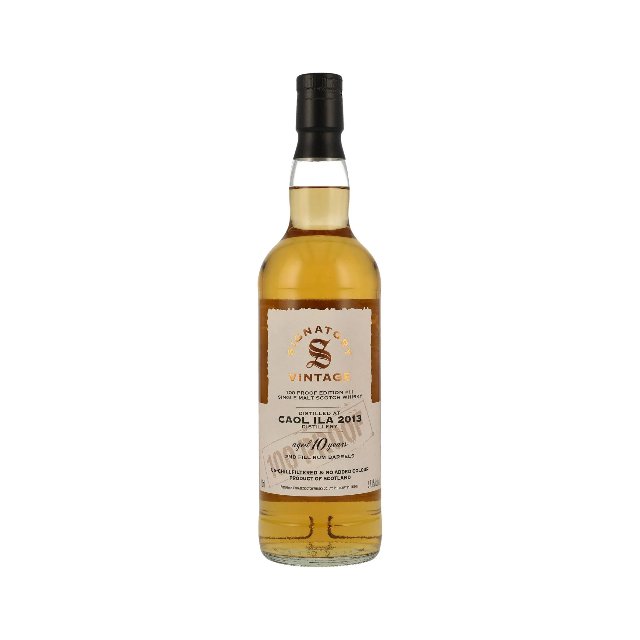 Caol Ila 2013 - 10 Jahre - Signatory Vintage Islay Single Malt Scotch Whisky - 100 Proof Edition #11rn