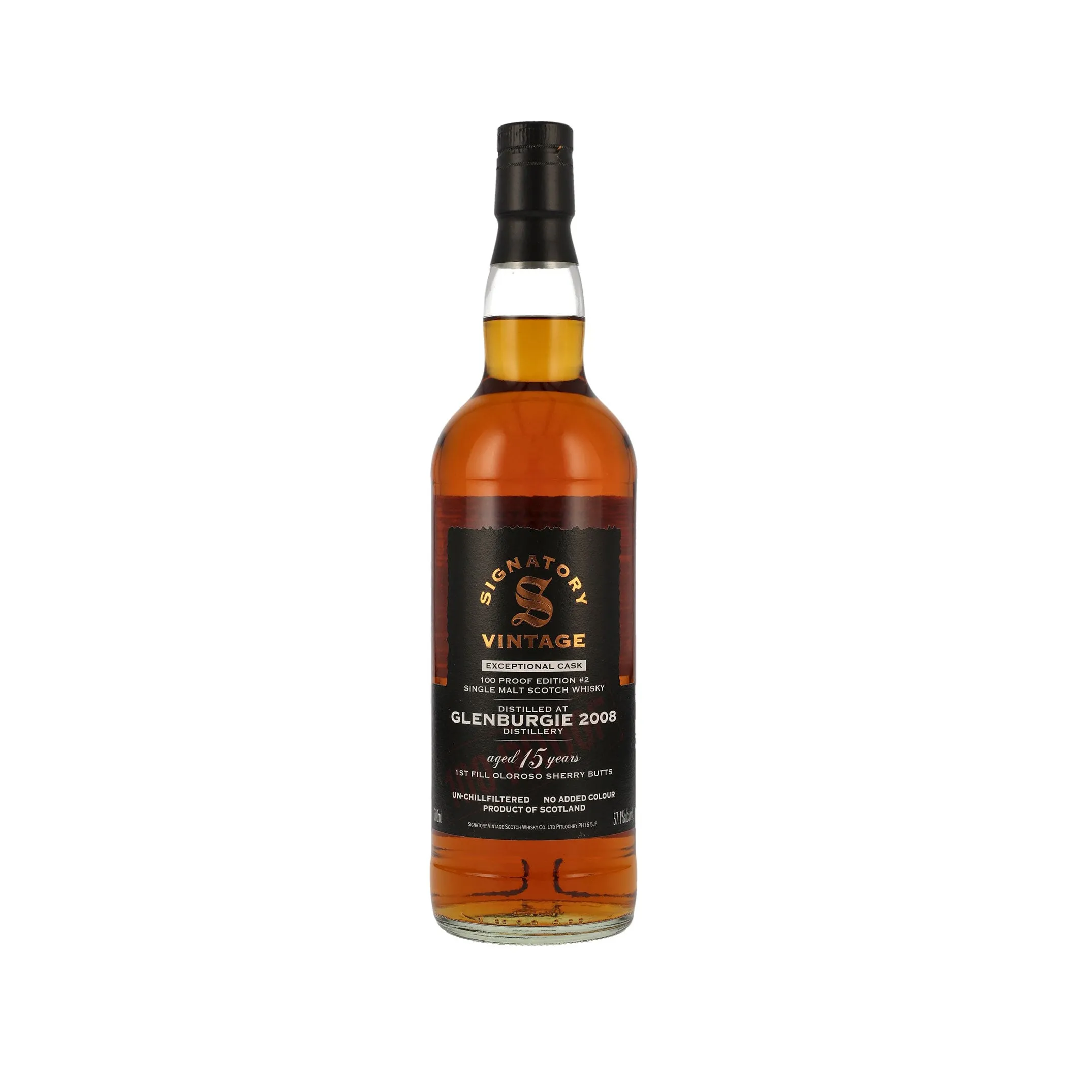 Glenburgie 2008 - 15 Jahre Signatory Vintage Speyside Single Malt Scotch Whisky - Cask Edition #2